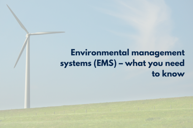 Environmental Management System EMS